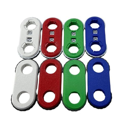 2 Pack MTG Life Counter 2 Ring (Green) - color: Green