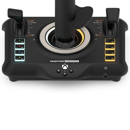 Turtle Beach VelocityOne Flightstick Universal Sim Controller, Xbox, PC | Xbox Series X|S, Xbox One, Joystick for Air & Space Combat Simulation, 27 Programmable Buttons, Hall-Effect Axes, Black - style: Universal Simulation Controller