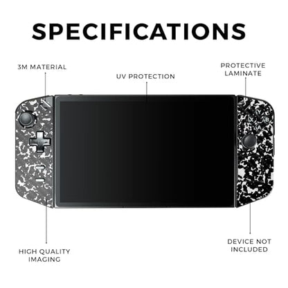 Carbon Fiber Gaming Skin Compatible with Lenovo Legion Go - Composition Book - Premium 3M Vinyl Protective Wrap Decal Cover - Easy to Apply | Crafted in The USA by MightySkins - color: Composition Book, style: Carbon Fiber Textured Finish