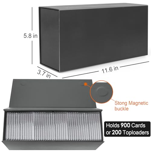 Graded Sports Card Storage Box, PSA Graded Card Storage Box, Trading Card Storage Box, Graded Card Slab Case Compatible with PSA, BGS, SGC-1 Pack