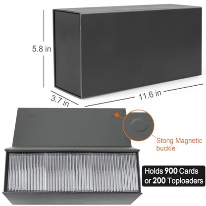 Graded Sports Card Storage Box, PSA Graded Card Storage Box, Trading Card Storage Box, Graded Card Slab Case Compatible with PSA, BGS, SGC-1 Pack