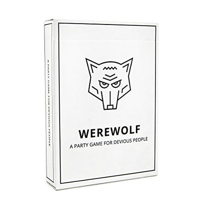 Stellar Factory Werewolf Party Game, Up to 35 Players, Ages 12+ | Social deduction & bluffing gameplay; 50 cards, 9 roles incl. Seer, Doctor & Witch; Made in USA cardstock.