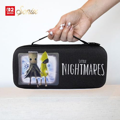 Sonix Carrying Case for Nintendo Switch 2, Switch 1, Lite, OLED, Protective Travel Case with Game Cartridge Storage - color: Little Nightmares