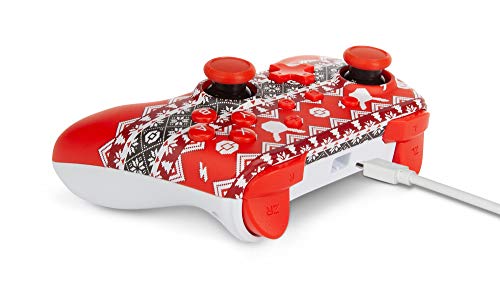 PowerA Wired Controller for Nintendo Switch - Pokémon Holiday Sweater, Gamepad, Game controller, Wired controller, Officially licensed - color: Pokémon Holiday Sweater