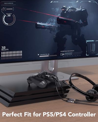 Kingtop 3.5밀리미터 콤보 오디오 어댑터 케이블 PS4, Xbox One S, 태블릿, 휴대폰, PC 게임 헤드셋 새로운 버전 노트북