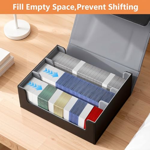 Trading Card Dividers for Storage Boxes - 24PCS High-Density Foam Card Spacer Blocks, Bulk Box Divider, Card Storage Supplies for MTG, TCG, Baseball & Sports (White) - style: 24PCS