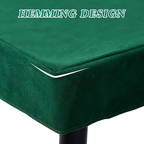 Frienda Game Table Cover Felt Game Tablecover Folding Tablecloth for Card for Playing Poker Cards Mahjong Puzzles Board Games, Table Not Included(Green,34 x 34 x 4 Inch) - color: Green
