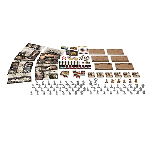 CMON Zombicide: Black Plague - Medieval Fantasy Zombie Board Game - Cooperative Strategy Game with Tabletop Miniatures, Ages 14+, 1-6 Players, 1 Hour Playtime