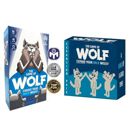 Gray Matters Games | The Game of Wolf and Expansion Pack Bundle | Trivia Game for Friends, Families and Teens - style: Bundle Pack