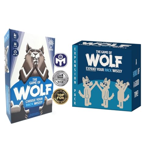 Gray Matters Games | The Game of Wolf and Expansion Pack Bundle | Trivia Game for Friends, Families and Teens - style: Bundle Pack