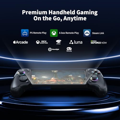 AceGamer Mobile Gaming Controller for iPhone 15 Series/Android(USB-C), Plug & Play Phone Controller with Hall Effect Joysticks/Trigger, Turbo/Progammable, Remote Gamepad for Consoles, Cloud Game