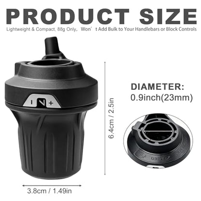 7 Speed Bike Shifter, SL-RV200-7 Speed Shifter Lever Bicycle Twist Grip Thumb Gear Shifter for MTB Folding Mountain Bike - size: RV200-7R