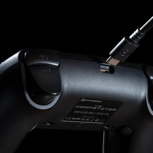 Hyperkin The Competitor Wired Controller for Xbox Series X|S, Xbox One & PC, Black - color: Black