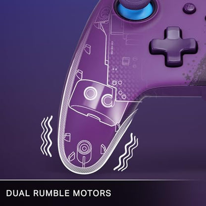 PowerA Advantage Wired Controller for Xbox Series X|S - Celestial Purple, gamepad, hall effect thumbsticks, gaming controller, USB-C, Works with Xbox One, Officially Licensed - style: Celestial Purple