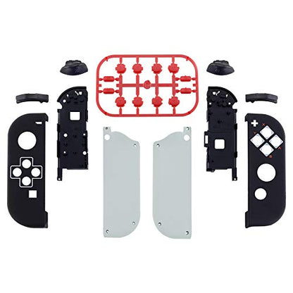 eXtremeRate DIY Replacement Shell Buttons for Nintendo Switch & Switch OLED, Classics NES Style Soft Touch Housing with Full Set Button for Joycon Handheld Controller - Console Shell NOT Included - color: Classic NES Style