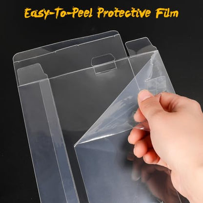Video Game Protector Compatible for Game Boy, Game Boy Color & Game Boy Advance Boxes – Clear Plastic Sleeve Case – 15 Pack