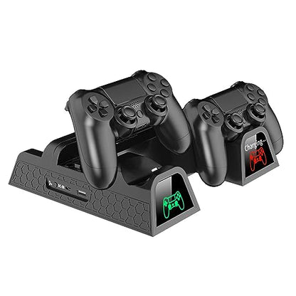 OIVO PS4 Stand for PlayStation 4 Console, Cooling Station for PS4 Slim/Pro/PlayStation 4 Consoles, Pro Vertical Stand with 12 Game Slots