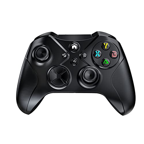 Xexvyrin Wireless for X-Box Controller, Compatible with X-box One X|S, Series PC, Edition Custom Controller 6-Axis Motion Control 3.5mm Audio Jack Dual Vibration Macro Function Turbo（Classic Black）