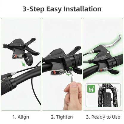SL-M315-7 Speed Bike Shifter, 7 Speed Right Thumb Gear Shifter | Bicycle Shift Lever MTB Mountain Bike Shifter Trigger Shifter Commuter Folding Hybrid Bike Gear Shifter - color: SL-M315-7R