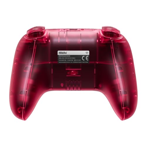 8Bitdo 64 Bluetooth Controller for Analogue 3D, Watermelon | Switch/Switch 2, Windows and Android Support, Wired USB, D-Input/S-Input Modes, Hall Effect Joystick, Vibration - color: Watermelon