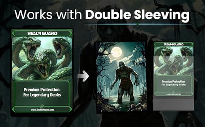 (Zombie V2) 100% Hand-Drawn 100ct Textured Matte TCG/MTG Card Art Sleeves by Realm Guard - style: Regular Sleeves