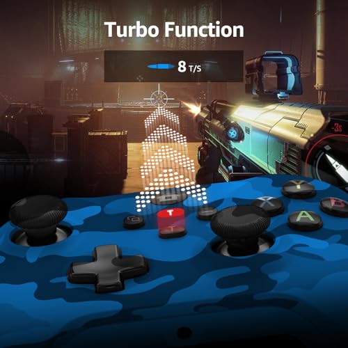 Kamylorus Wireless Controller for X-BOX Series X|S, X-BOX One & Windows 10/11, 2.4G Plug and Play Gaming Gamepad with 3.5mm Audio Jack, Supports Dual Vibration, Turbo