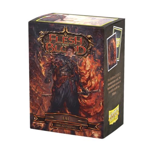 Dragon Shield | Flesh & Blood Art Sleeves | 100 CT - Smooth & Tough Premium TCG Sleeves | Compatible with Pokemon, One Piece & Magic the Gathering | FAI - color: Fai