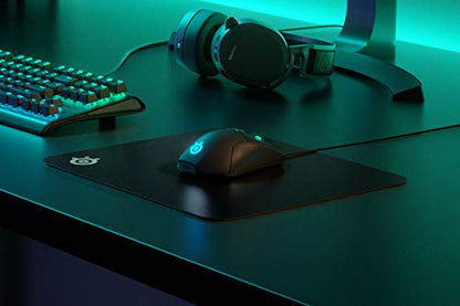 SteelSeries QcK Gaming Mouse Pad - Medium Hard - Minimal Friction - Pinpoint Accuracy - color: Black, size: Medium, style: Hard