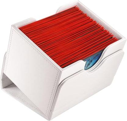 GameGenic Deck Box – Sidekick XL White 100CT – Durable and Sturdy TCG, OCG, CCG Card Storage – Compatible with Pokemon, Yugioh, Commander, and MTG Magic: The Gathering Cards - color: White