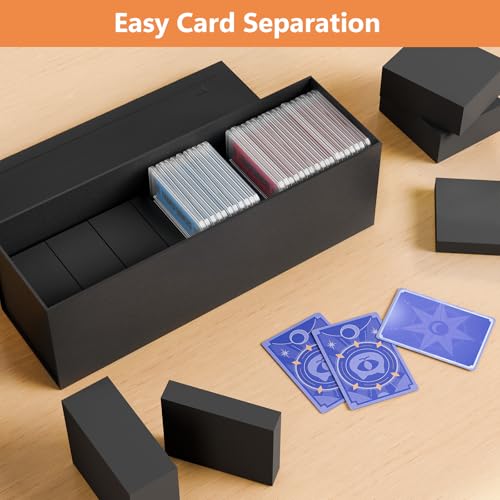 Trading Card Dividers, 20-Pack High-Density EVA Foam for Card Storage Boxes | 14 x 1.5-Inch and 6 x 0.5-Inch Blocks Flexibly Fill Storage Boxes Sized for Graded Slabs and Top Loaders