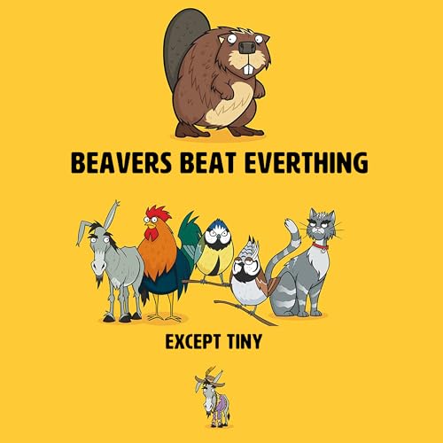 Ginger Fox: Giant Beaver Tiny Ass - Adult Party Card Game, Top Trump Your Opponents for The Win, It’s Dam Funny, Animals & Nature, Ages 16+, 3+ Player - style: Giant Beaver