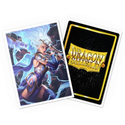 Dragon Shield | Flesh & Blood Art Sleeves | 100 CT - Smooth & Tough Premium TCG Sleeves | Compatible with Pokemon, One Piece & Magic the Gathering | Voltbound Duality - color: Voltbound Duality