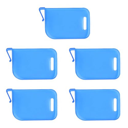 5pieces Trading Card Box Baffle Clip Card Storage Partition Board Card Box Divider Clapboard - color: Blue