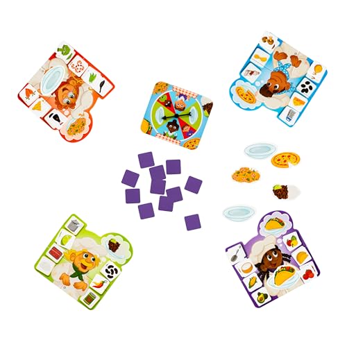 Orchard Toys Crazy Chefs Game - New Art, Help The Crazy Chefs Gather Their Ingredients & Utensils to Prepare a Delicious Meal, The Player Whose Dish is Ready First Wins, Ages 3-6, for 2-4 Players - style: Crazy Chefs