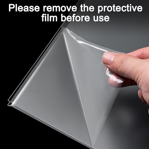 Hoewina 3Pack Acrylic Sign Holder 8.5 x 11inch, Vertical Display Sign Stand | Clear Menu Holder Stand, Table Paper Holder, Desk Brochure Holder for Vendor Booth Display Items, Restaurants, Office, Store
