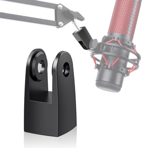 Youshares Quadcast Mount Adapter for HyperX Microphone, Replacement Adapter for Boom Arm - color: HyperX Adapter