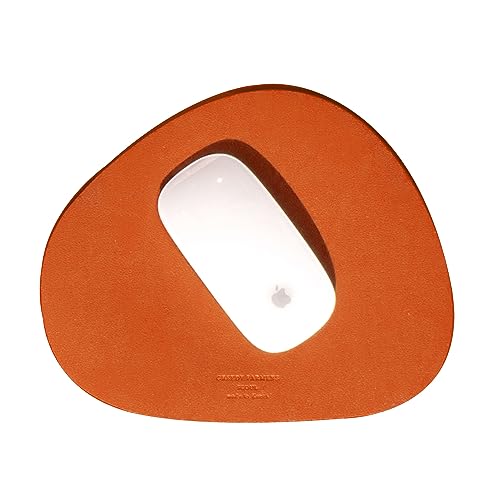 GREEDY FARMERS Mouse pad, Non-Slip Washable Waterproof Computer Mouse pad (Tangerine) - color: Tangerine