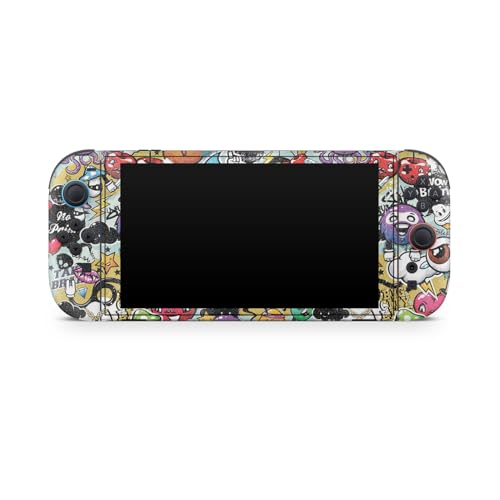 Glossy Glitter Gaming Skin Compatible with Nintendo Switch 2 Console Only - Oddballs - Premium 3M Vinyl Protective Wrap Decal Cover - Easy to Apply | Crafted in The USA by MightySkins - color: Oddballs, size: Switch 2 Console Skin Only, style: Glossy Glit