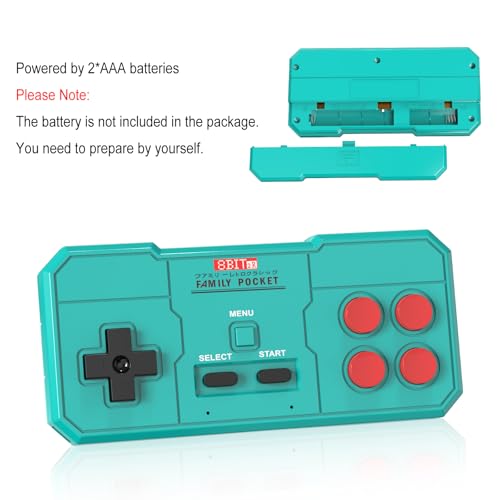 EASEGMER Retro Game Controller, Compatible with GV300S Game Console (Blue) - color: Blue