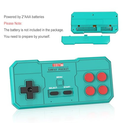 EASEGMER Retro Game Controller, Compatible with GV300S Game Console (Blue) - color: Blue