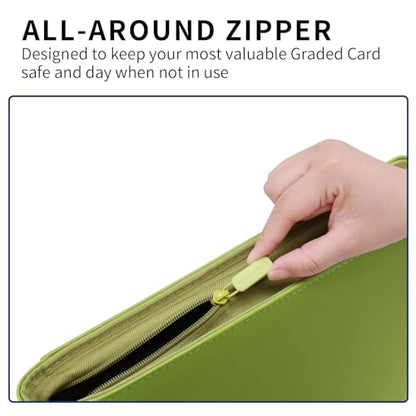 Snekdy premium 1024-pocket trading card binder, 16-pocket cards album, waterproof PU-leather Cover album with side loading, holds gaming, baseball, basketball & sports cards (Cyan) - color: Cyan