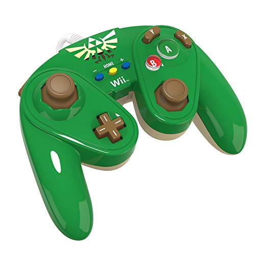 PDP Wired Fight Pad for Wii U - Link (Renewed)