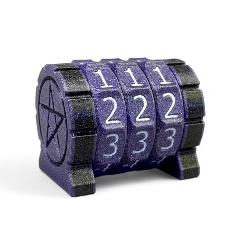 Life Counter Health Tracker 보드 게임, TTRPG 및 별 기호가 있는 카드 게임용, MTG와 호환, 퍼플 및 화이트 숫자 - color: 퍼플+화이트 숫자