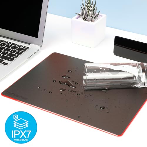 Plastic Resin Hard Mouse Pad Premium Esports Waterproof Ultra Smooth No Irritating Smell Environment Fast and Accurate Control for Office and Gaming Laptop(11.87x9.45in) - size: 11.8L x 9.5W inches