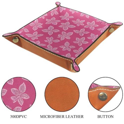 Pink Flowers Dice Tray Dice Rolling Tray Folding Dice Holder for Dice Games, Like RPG, DND and Other Table Games - color: Multi 18