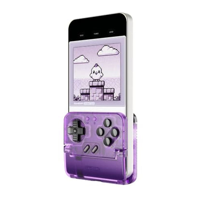 GameSir Pocket Taco Vertical Mobile Gaming Controller – Retro Arcade Bluetooth Gamepad for Android, Portableh Wireless Game Controller for phone, 600mAh Battery, Pass-Through Charging - Purple