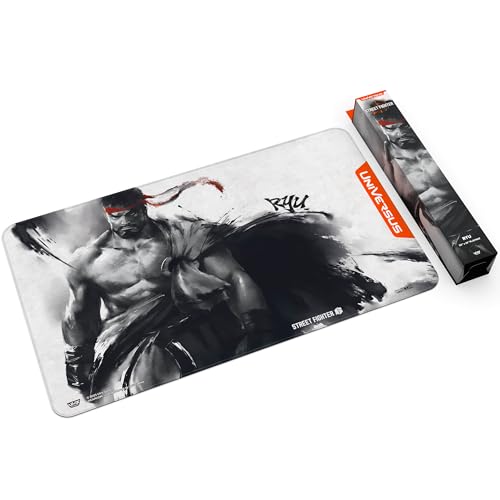 UniVersus: Street Fighter 6: Challenger Series Playmat - Ry - 24 x 14 Neoprene Mat, Collectible Tabletop Card Game Accessory, UVS Games, Licensed
