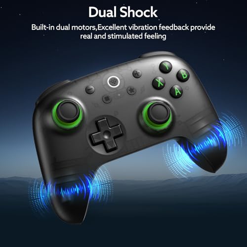 8Bitdo Ultimate 2C Wireless Controller(Transparent Black) - 1000Hz Polling | For Windows PC & Android, Hall Effect Joysticks & Triggers, Remappable L4/R4 Bumpers - color: Transparent Black
