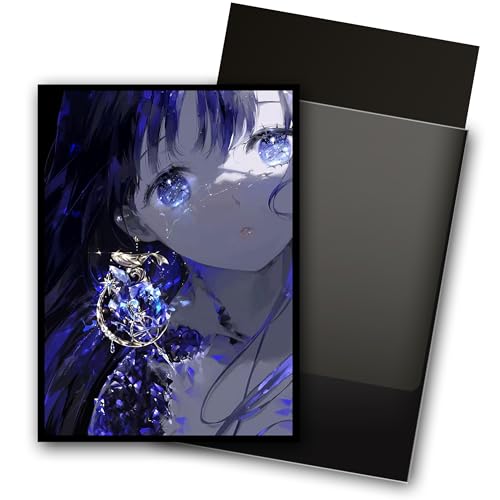 MTG Card Sleeves, Ultra Clear Front & Matte Finish Back, 100 Count Standard Size Matte Art Sleeve for Magic The Gathering (Shadow) - color: Shadow