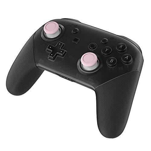 eXtremeRate Replacement 3D Joystick Thumbsticks, Analog Thumb Sticks with Cross Screwdriver for Nintendo Switch Pro Controller - Cherry Blossoms Pink & Mint Green & Heaven Blue & Light Violet - color: Cherry Blossoms Pink